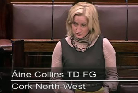 2011-11-16-Áine-Collins-TF-FG-speaking-in-the-Dáil
