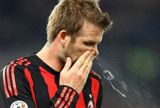 Spitting: why always footballers?